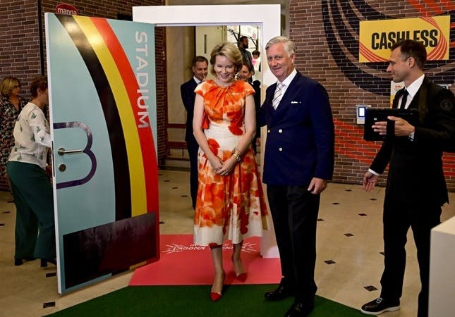 Le couple royal belge inaugure la Lotto Belgium House à Paris