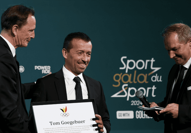 Tom Goegebuer ontvangt Orde van Verdienste van BOIC tijdens Sportgala