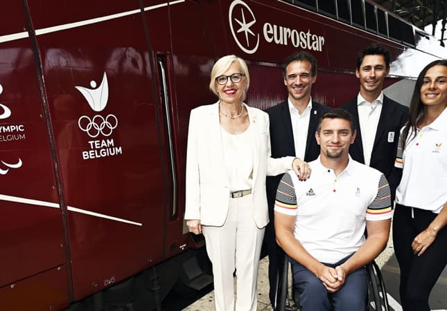 “Taking the teams to victory” - Eurostar Group transportera les athlètes du Team Belgium et du Paralympic Team Belgium aux Jeux Olympiques de Paris 2024